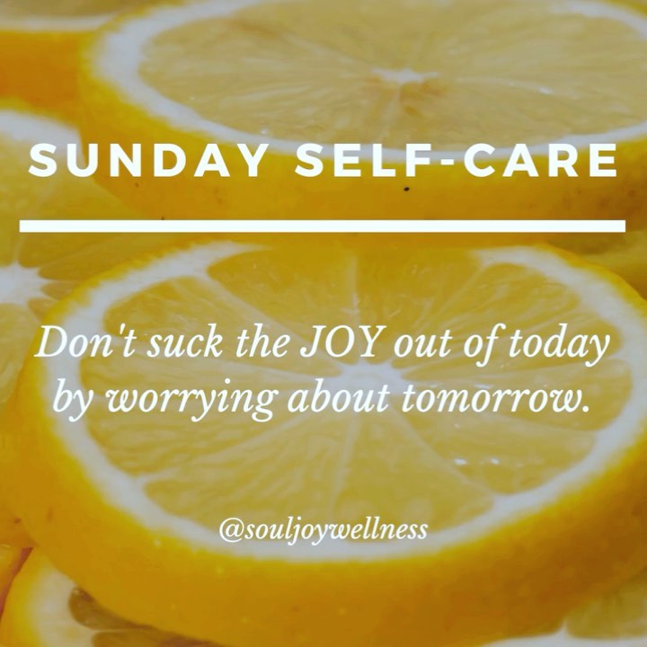 Sunday Self-Care Habit?