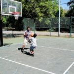 FatheandSonPlayingBasketball